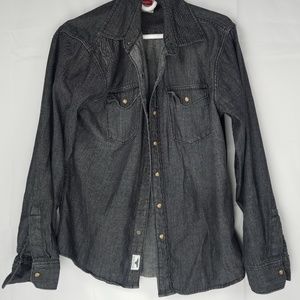 Wrangler slim fit denim shirt
